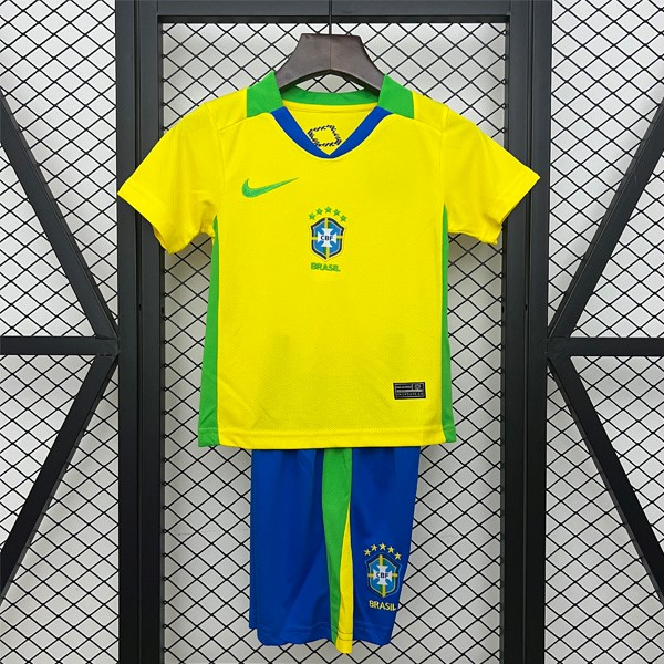 Camiseta Brasil Primera equipo Niño 2025